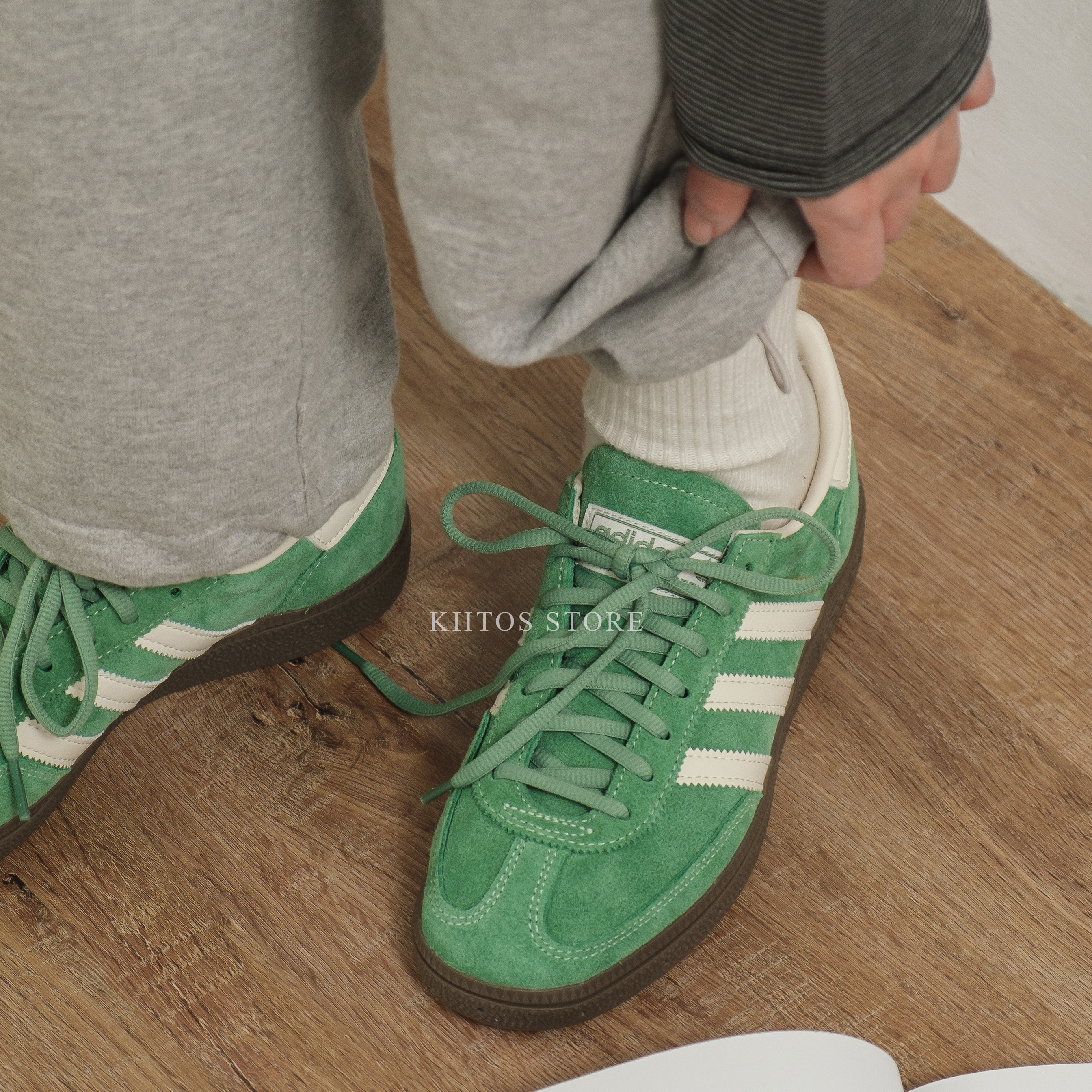 ADIDAS ORIGINALS HANDBALL SPEZIAL 四葉草綠 IG6192