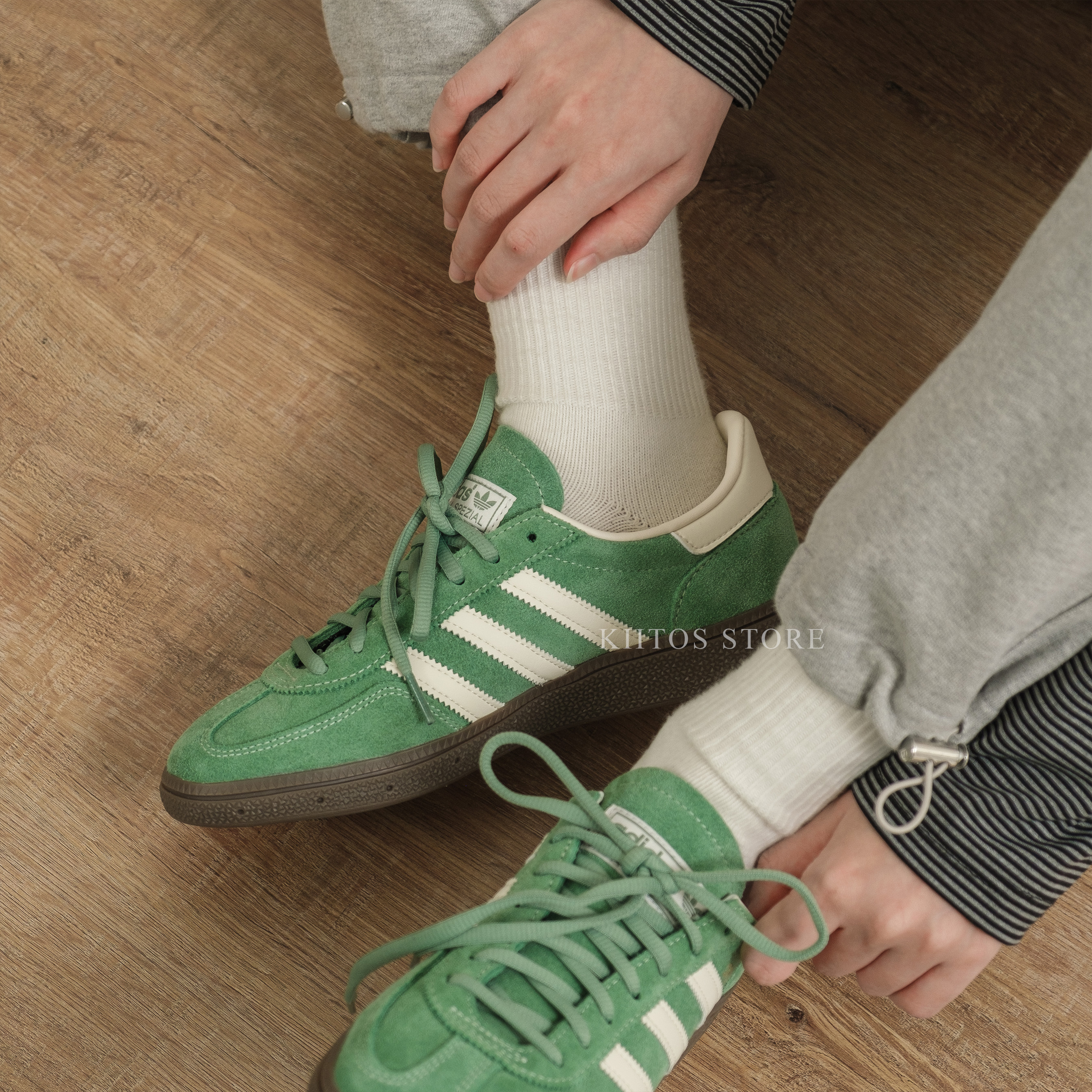 ADIDAS ORIGINALS HANDBALL SPEZIAL 四葉草綠 IG6192