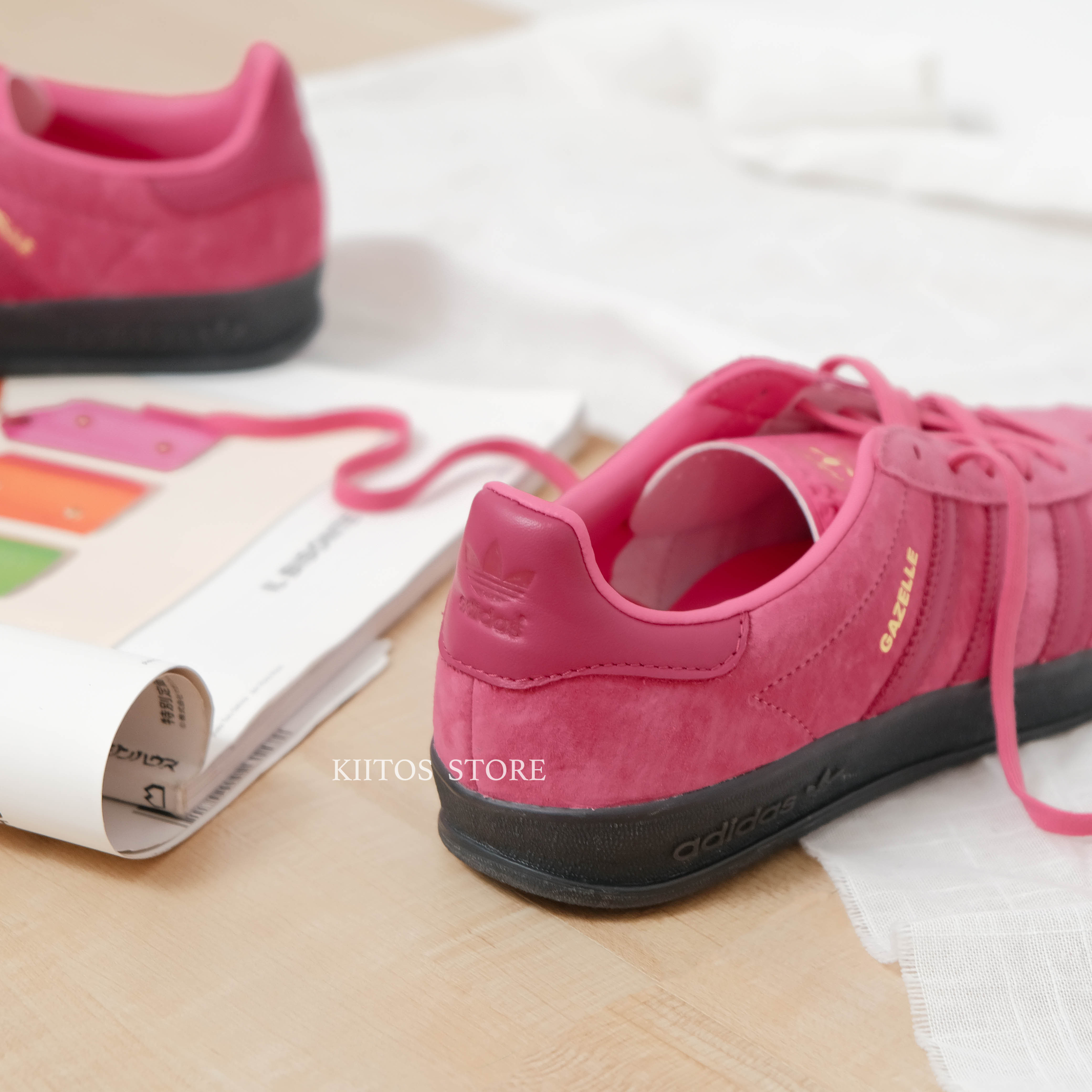 Adidas Gazelle Indoor 莓果桃粉 JI2585