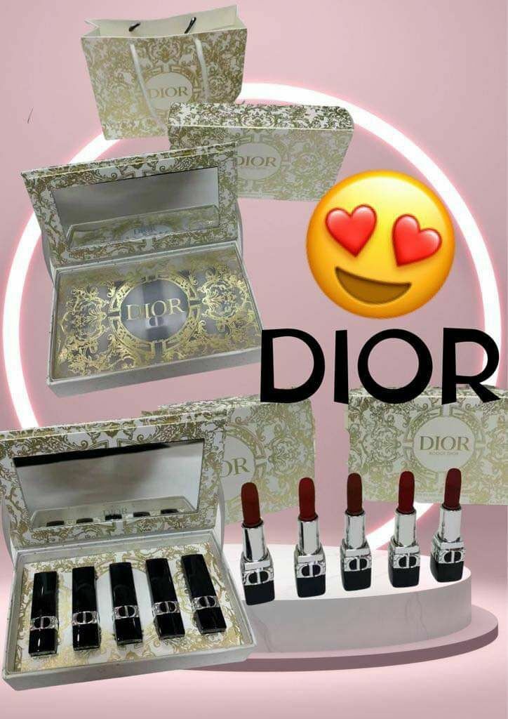 Dior Beauty 迷你金花5件套💄唇膏💄