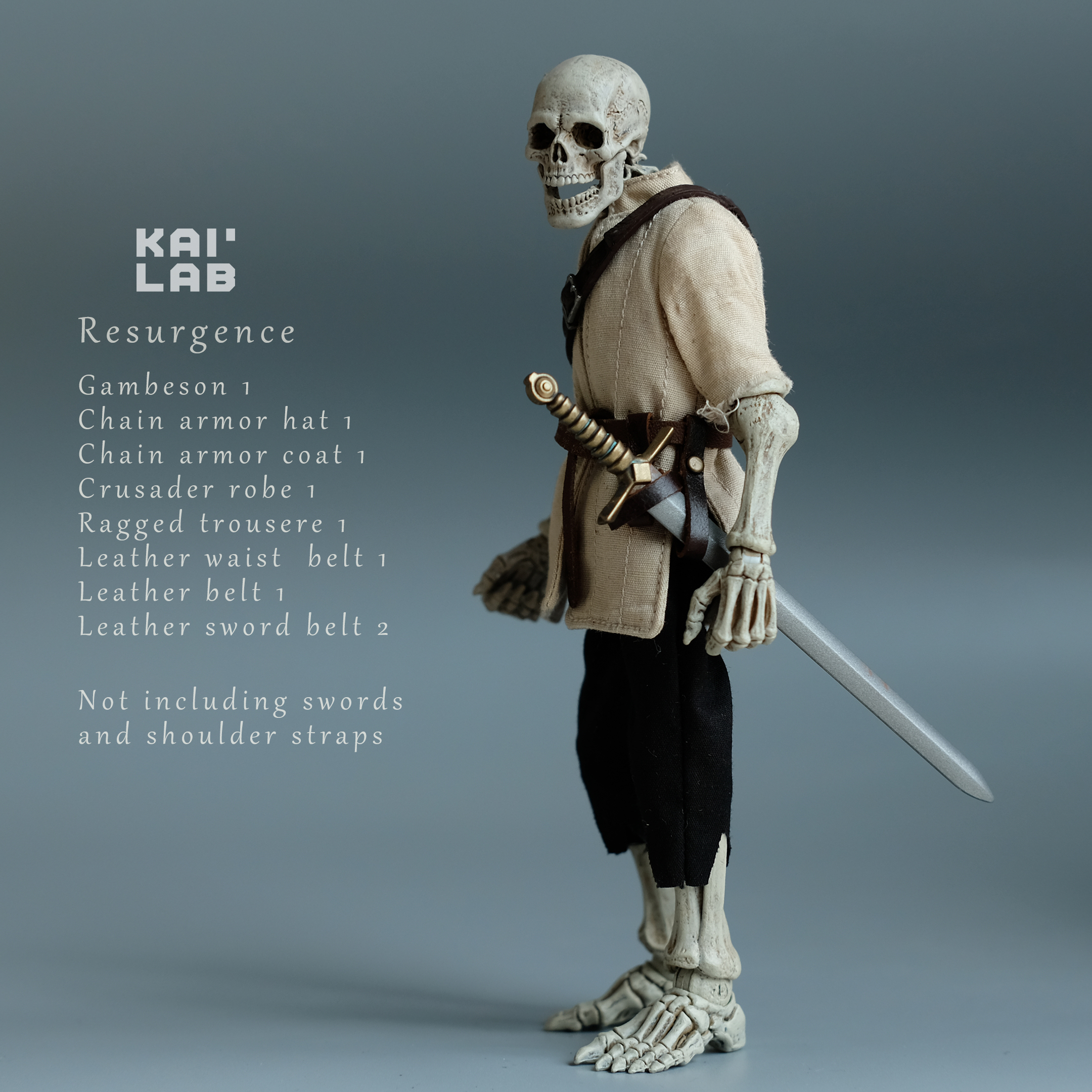 KAILAB- 1/12 Resurgence Set (Mythic Legion Skeleton Fit)