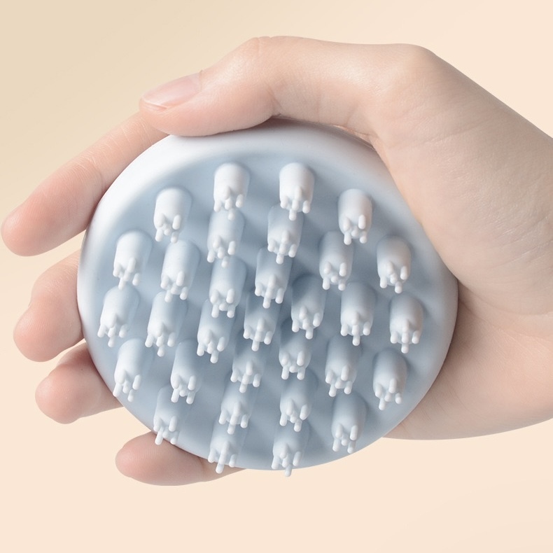 【客製】矽膠洗頭梳