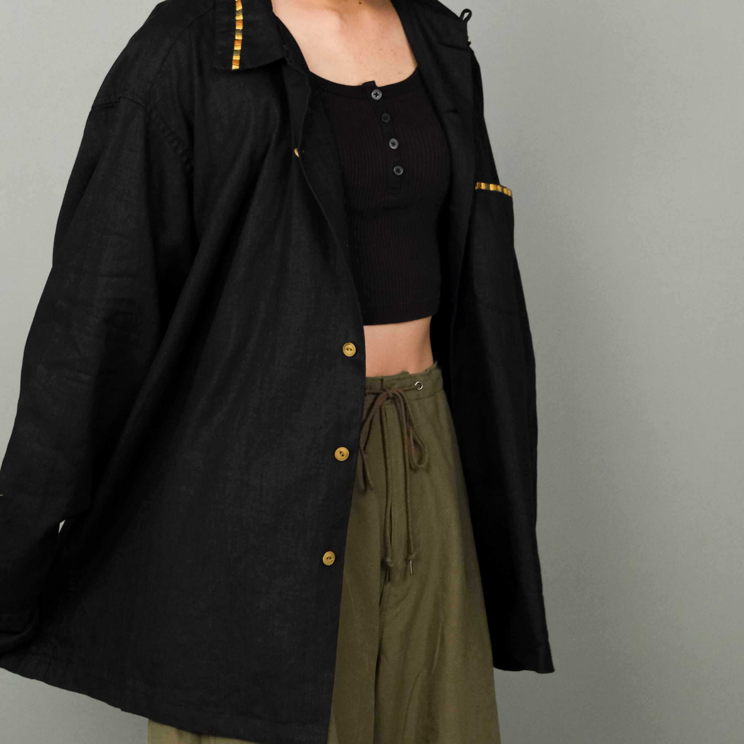 GOHEMP / HAVE A GRATEFUL DAY Vintage Stitch L/S Shirt