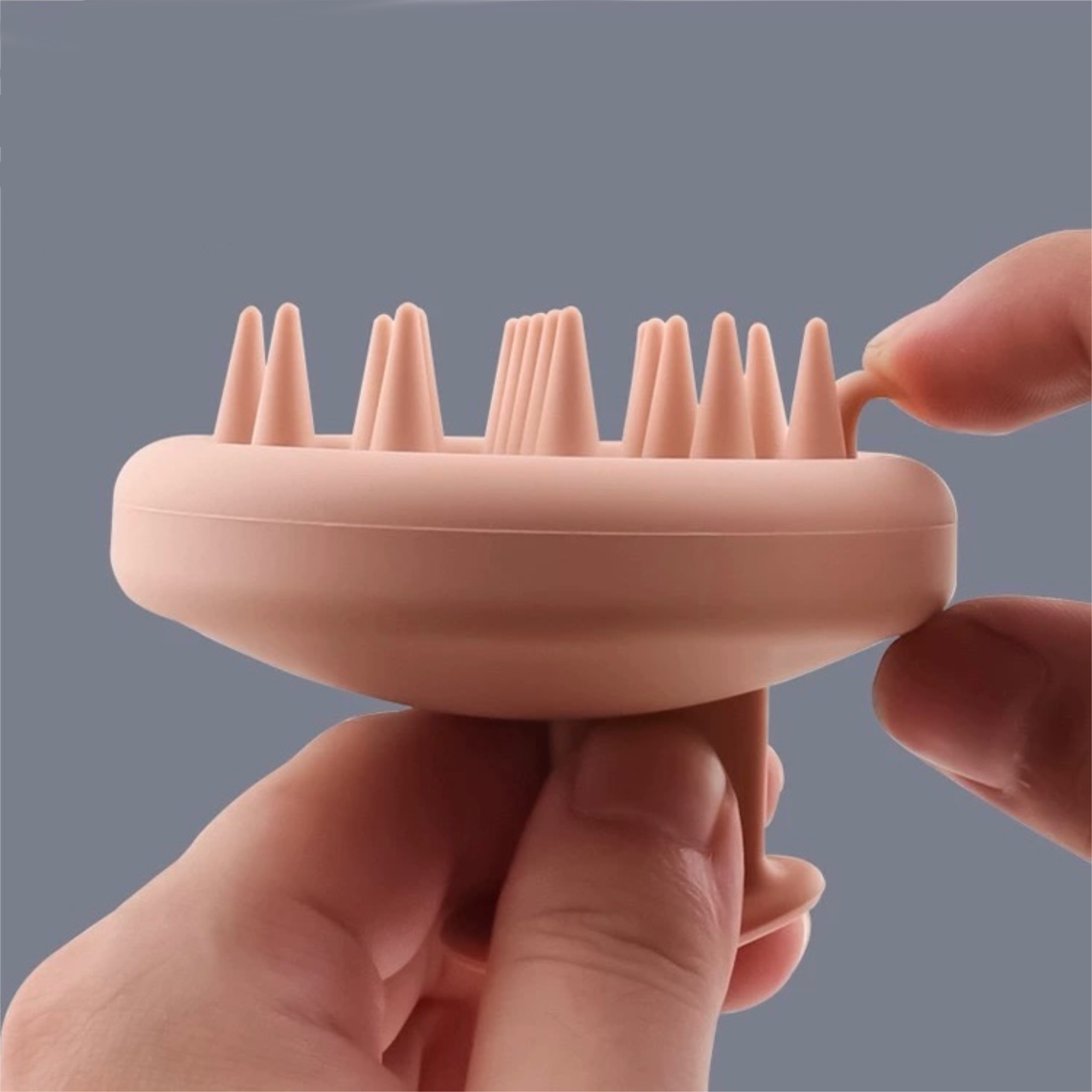 【客製】矽膠洗頭按摩梳