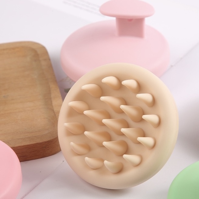 【客製】矽膠洗頭按摩梳