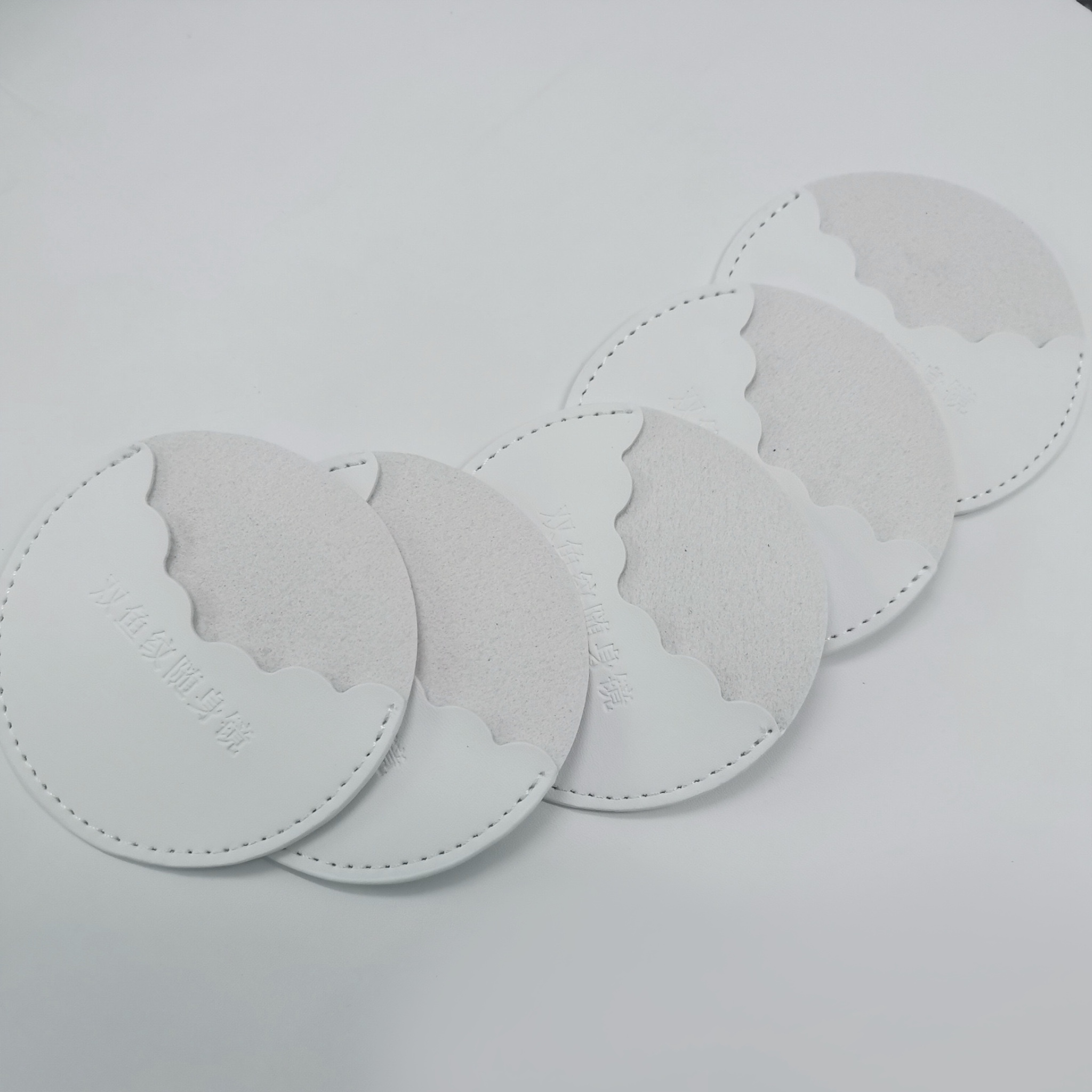 【客製】迷你隨身化妝鏡含皮套