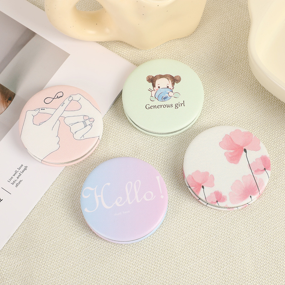 【客製】雙面折疊迷你化妝鏡