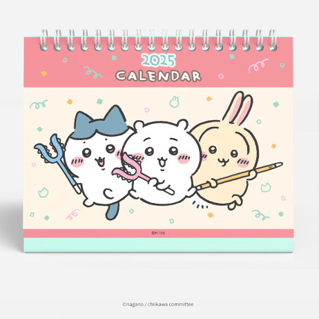 現貨｜韓國限定 Chiikawa 2025月曆 枱曆 Calendar