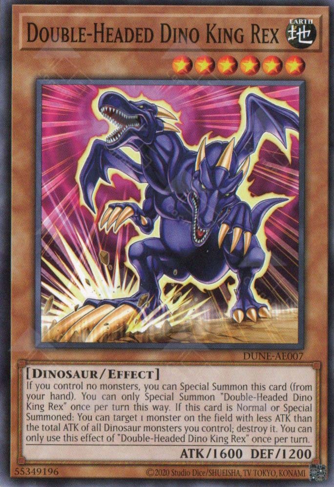 DUNE-AE007 Double-Headed Dino King Rex