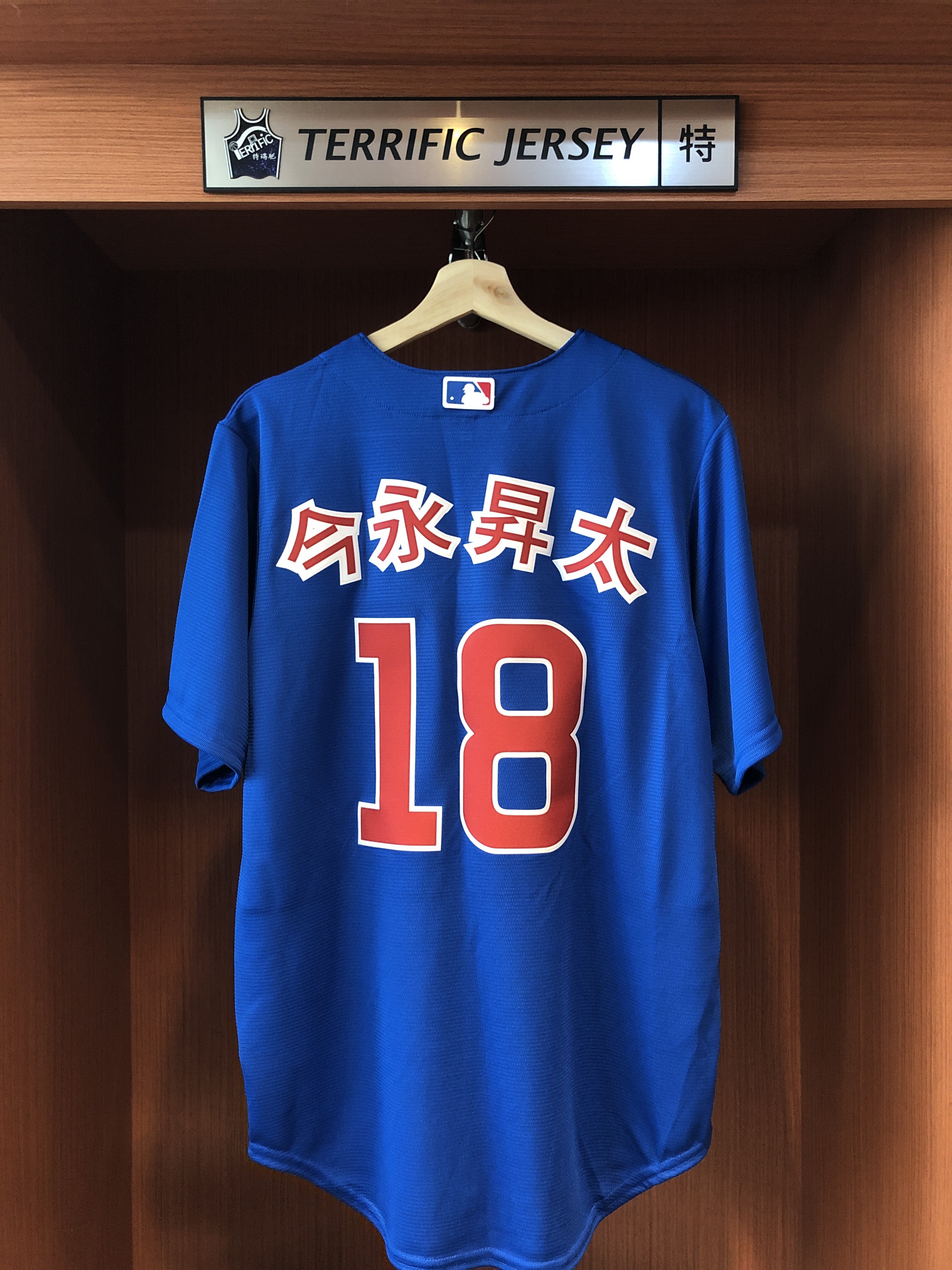 MLB球衣 Shota Imanaga 芝加哥小熊藍 漢字版 今永昇太 Nike Replica Player Name Jersey 球迷版 熱轉印 全新