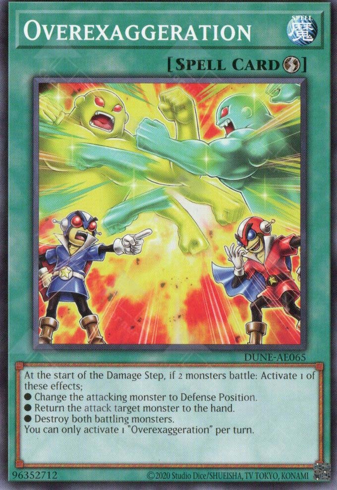 DUNE-AE065 Overexaggeration