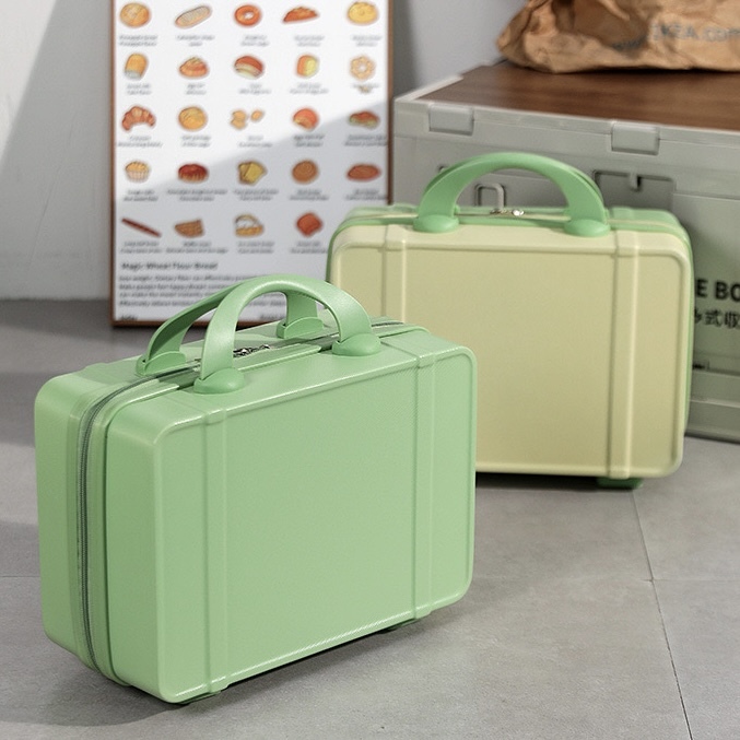 【客製】14吋高顏值復古手提行李箱