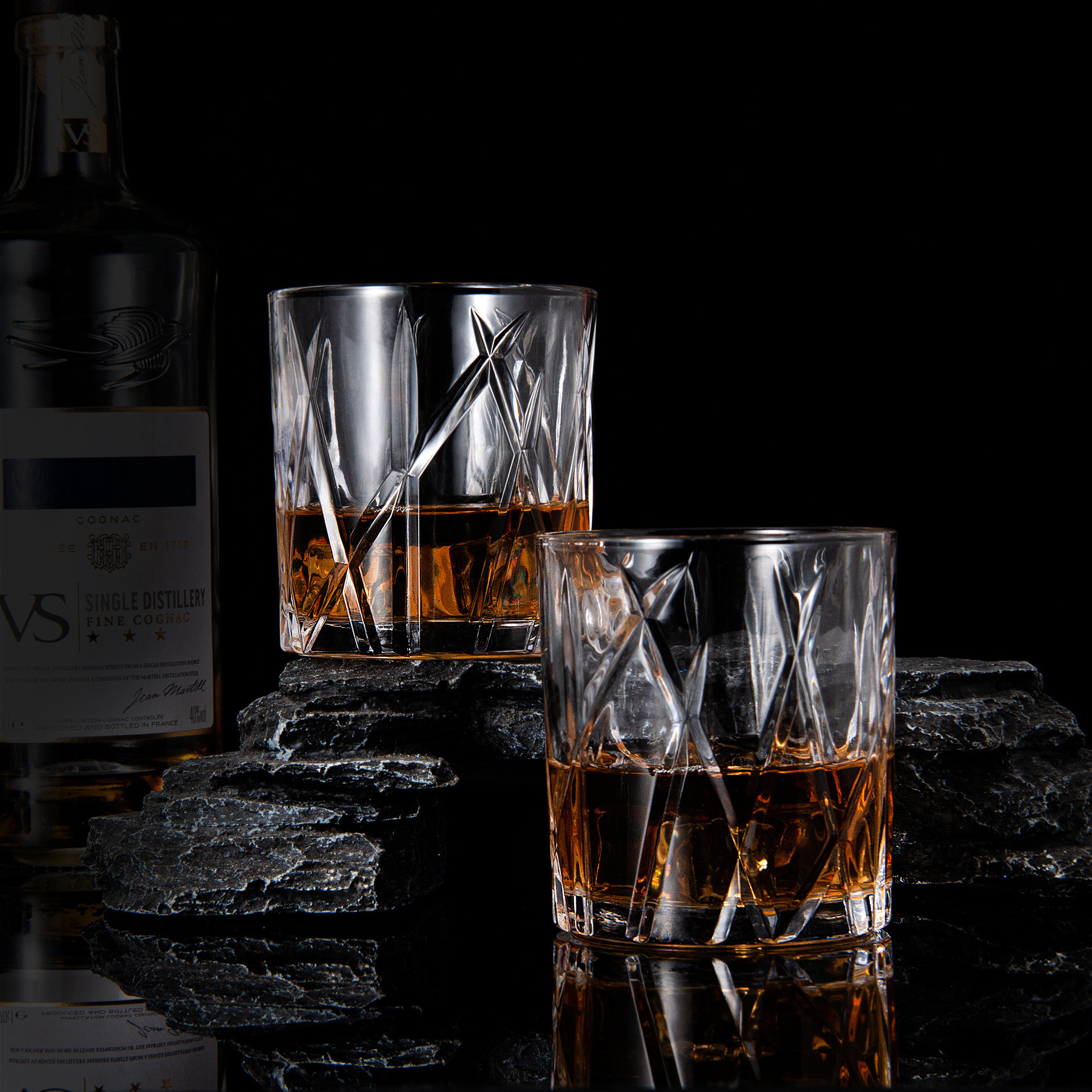 【客製】浮雕威士忌酒杯禮盒