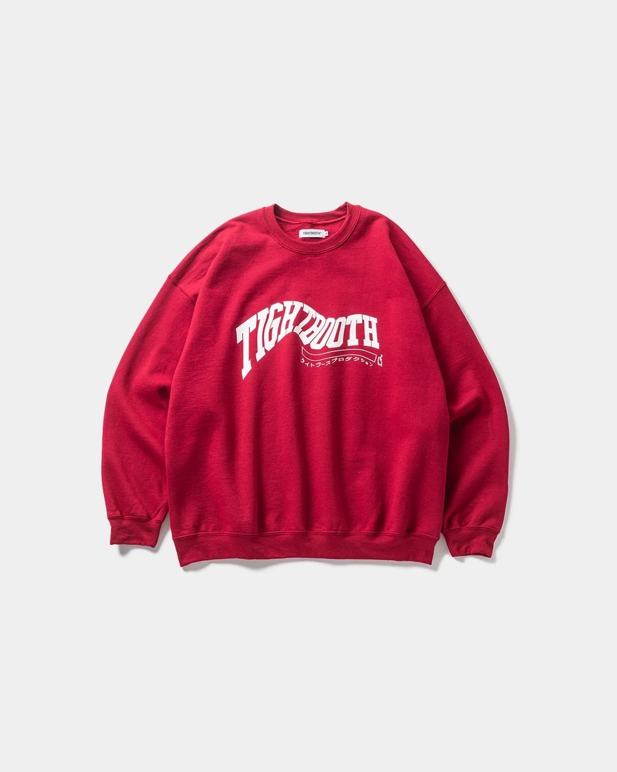 TIGHTBOOTH 24F/W ACID LOGO CREW SWEAT SHIRT