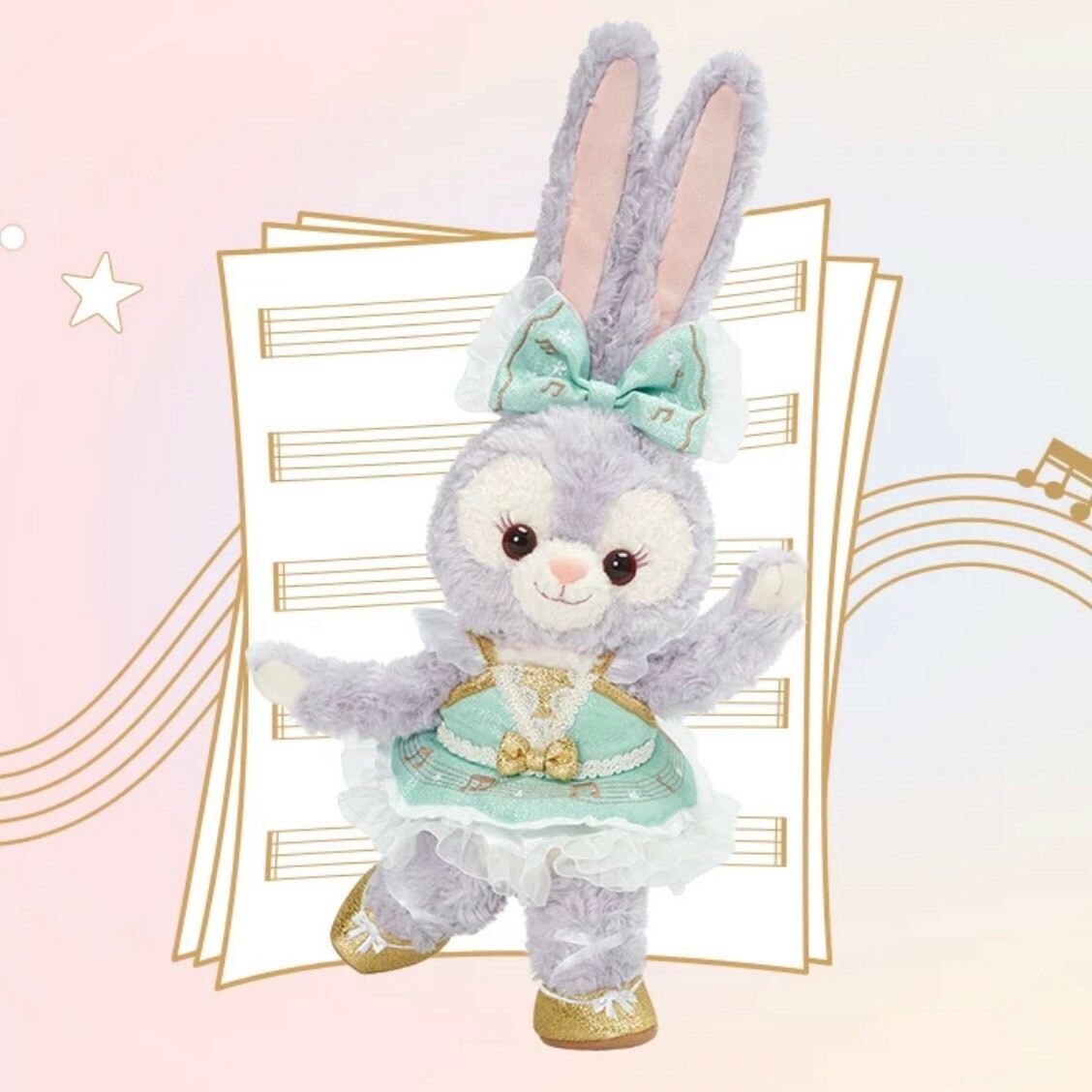 星夢旋律系列 達菲 Duffy 與好友們 史黛拉露 星黛露 StellaLou SS號 娃娃 玩偶 -上海迪士尼樂園