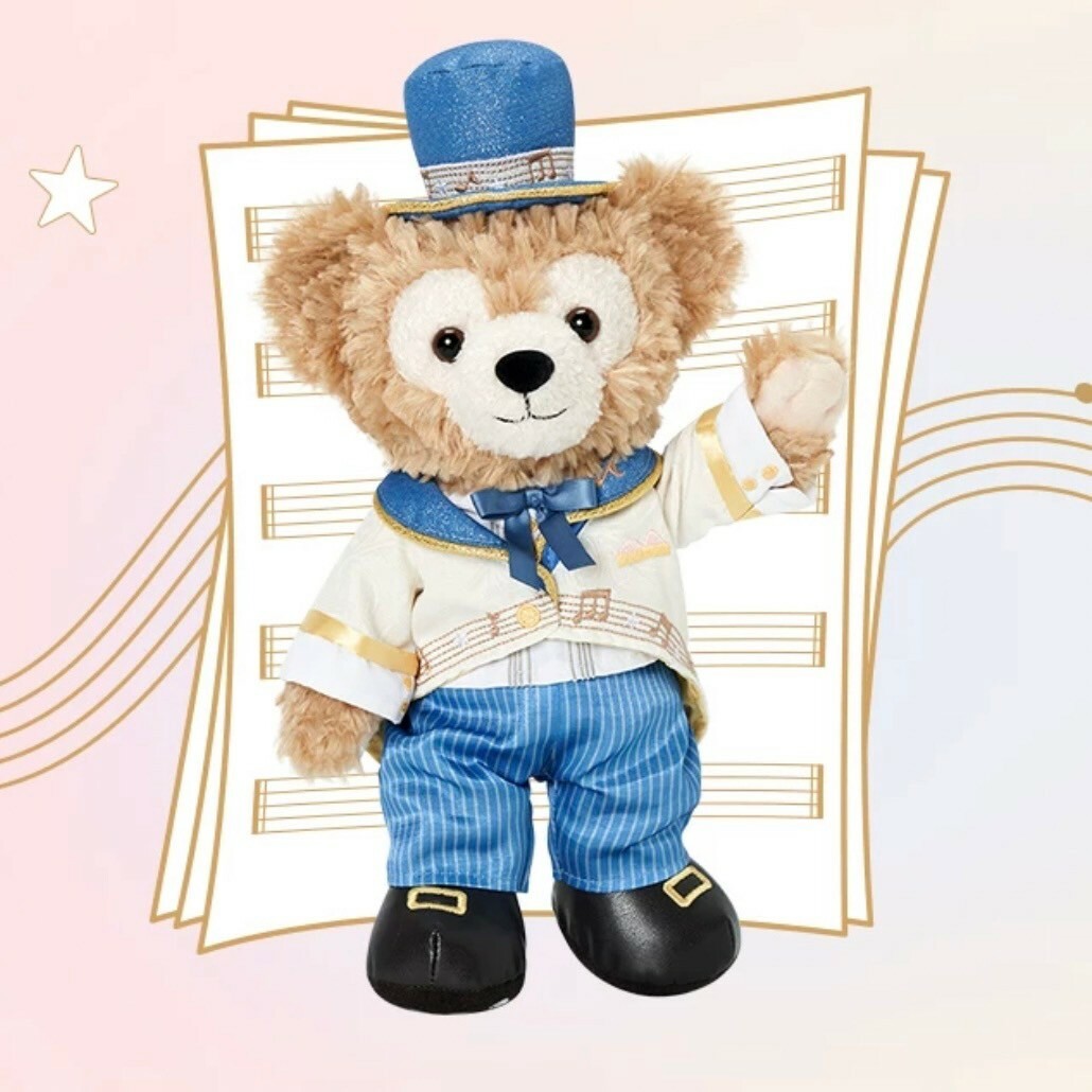 星夢旋律系列 達菲 Duffy 與好友們 達菲 Duffy SS號 娃娃 玩偶 -上海迪士尼樂園