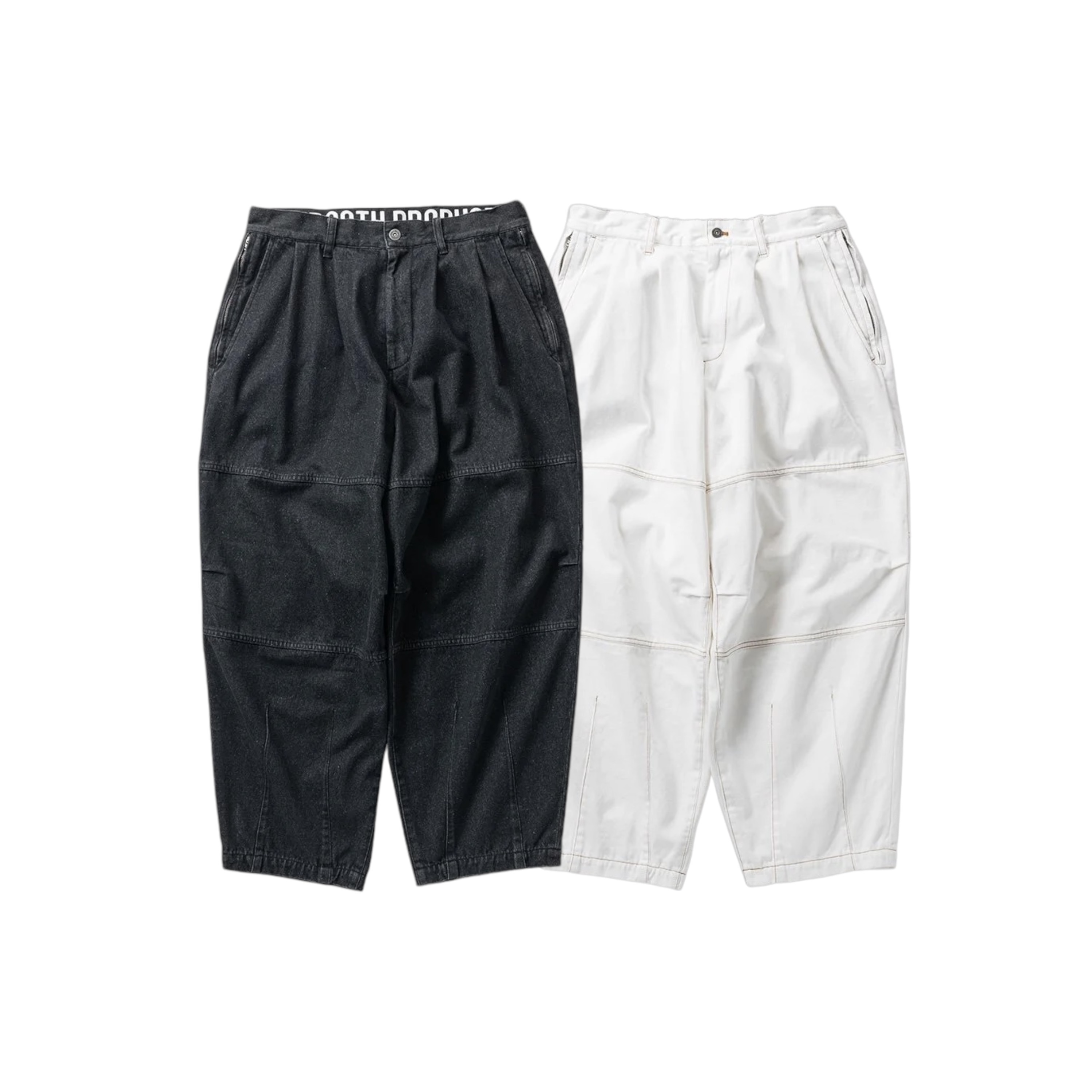 Sculpted Balloon Denim Pants