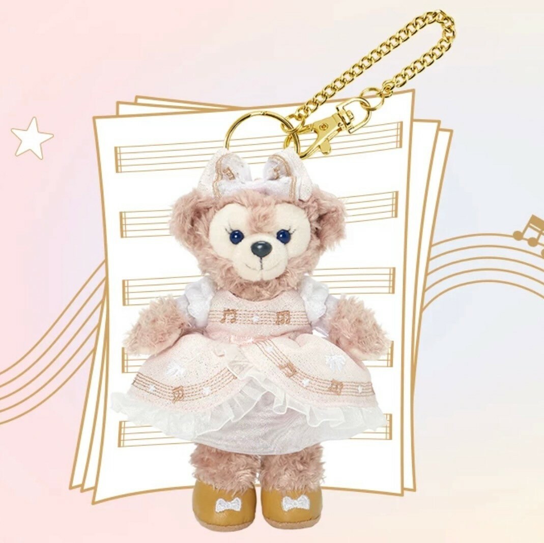 星夢旋律系列 達菲 Duffy 與好友們 雪莉玫 ShellieMay 鑰匙圈 吊飾 -上海迪士尼樂園