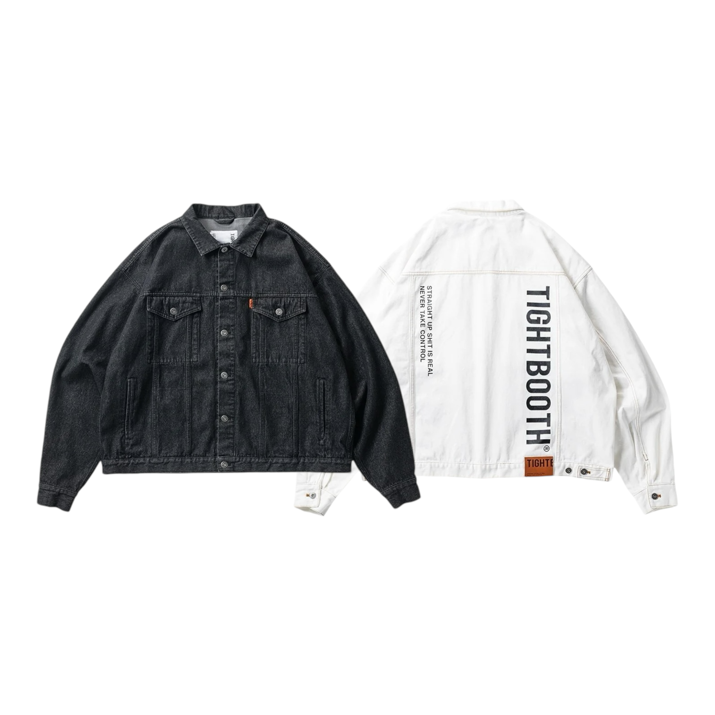 LABEL LOGO DENIM JACKET - TIGHTBOOTH® タイトブース