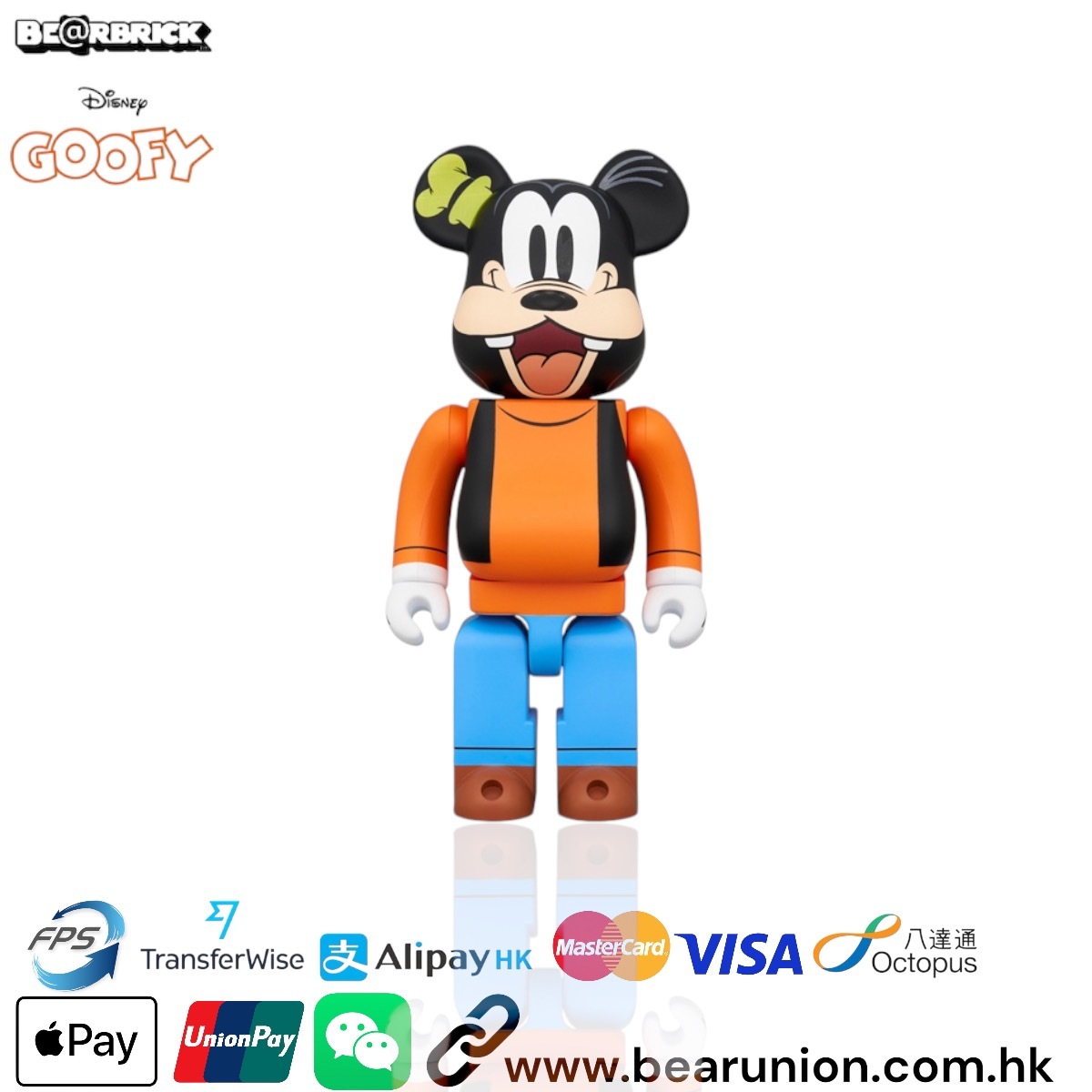 🎏預訂🎏Bearbrick 400% GOOFY Disney