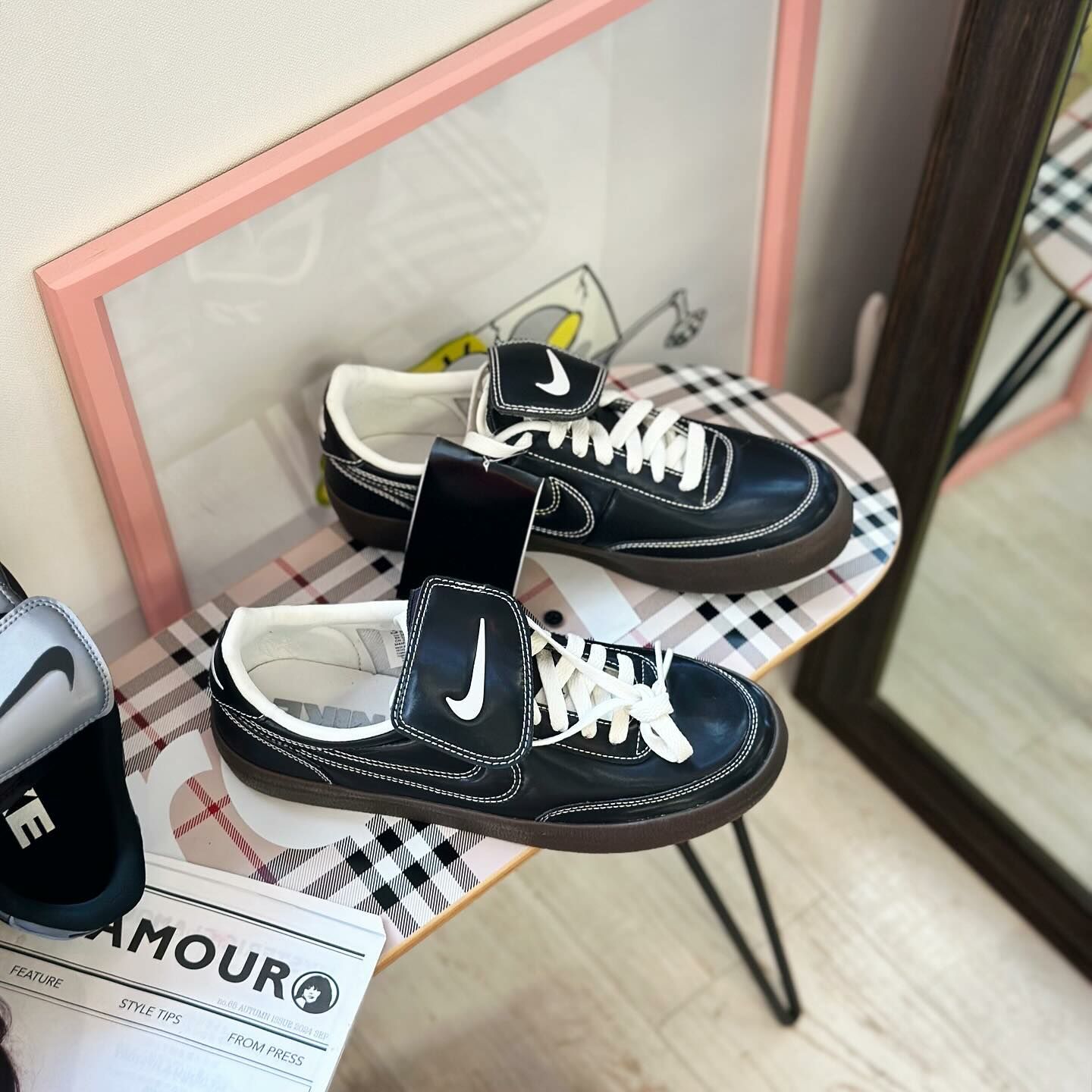 Nike Killshot 2 Premium 黑色 外縫線 翻鞋舌 可拆 德訓鞋 HQ3489-010