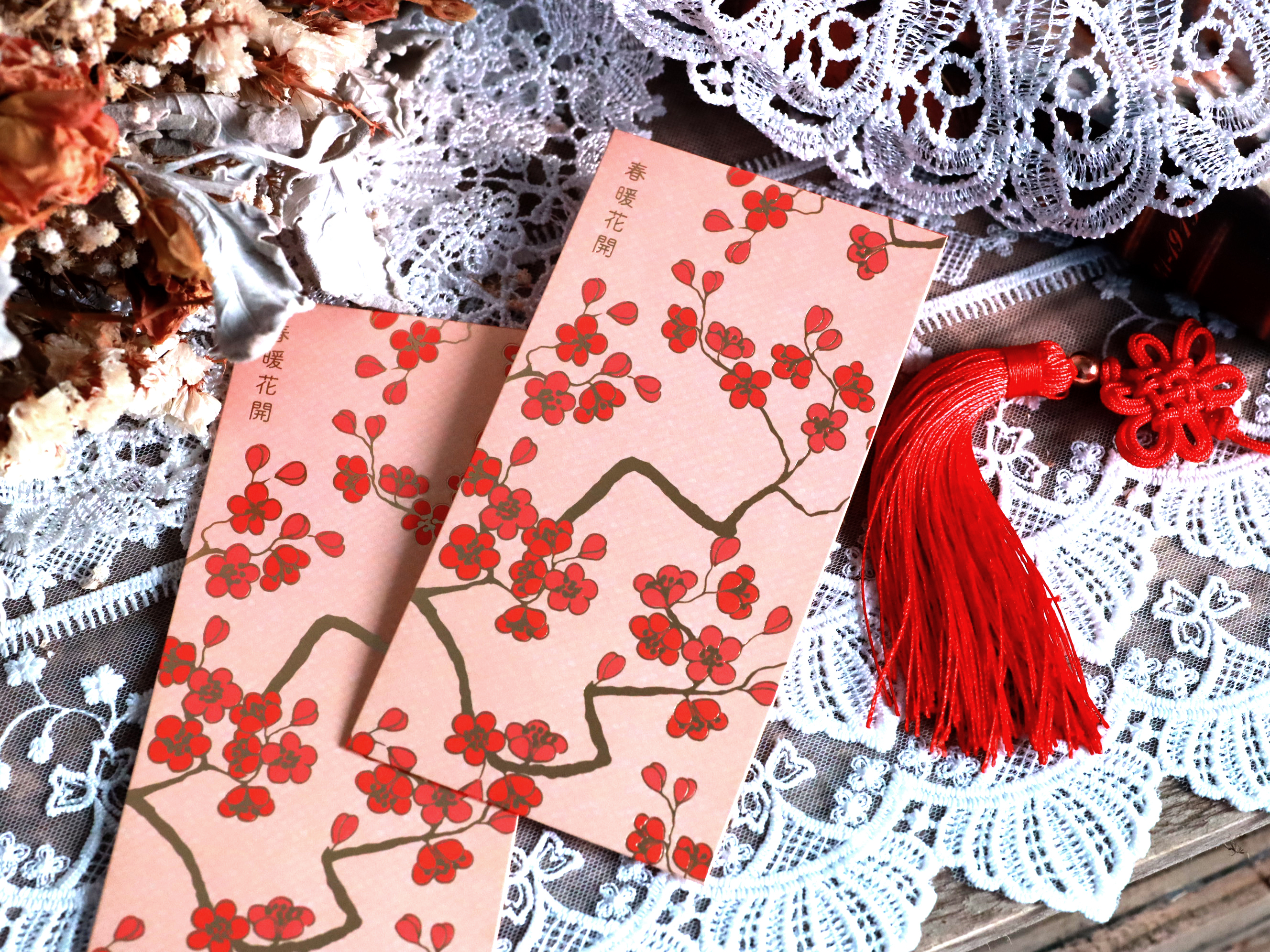 春暖花開丨利是廊 香港利是封