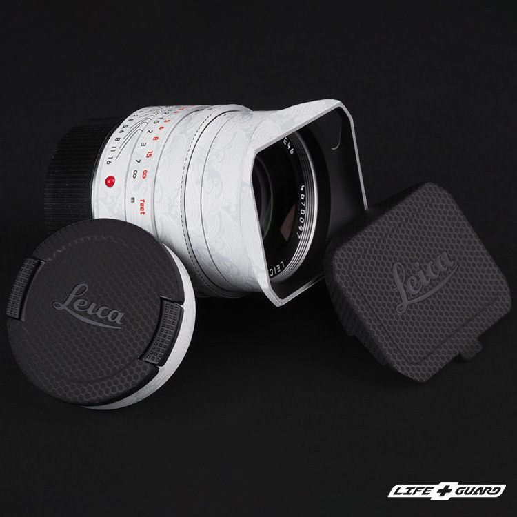 LIFE+GUARD 專用鏡頭貼膜｜白色海浪質感設計