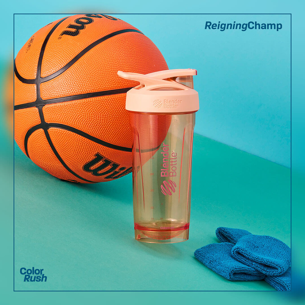 BlenderBottle® Strada Tritan｜28oz 搖搖杯｜初桃粉