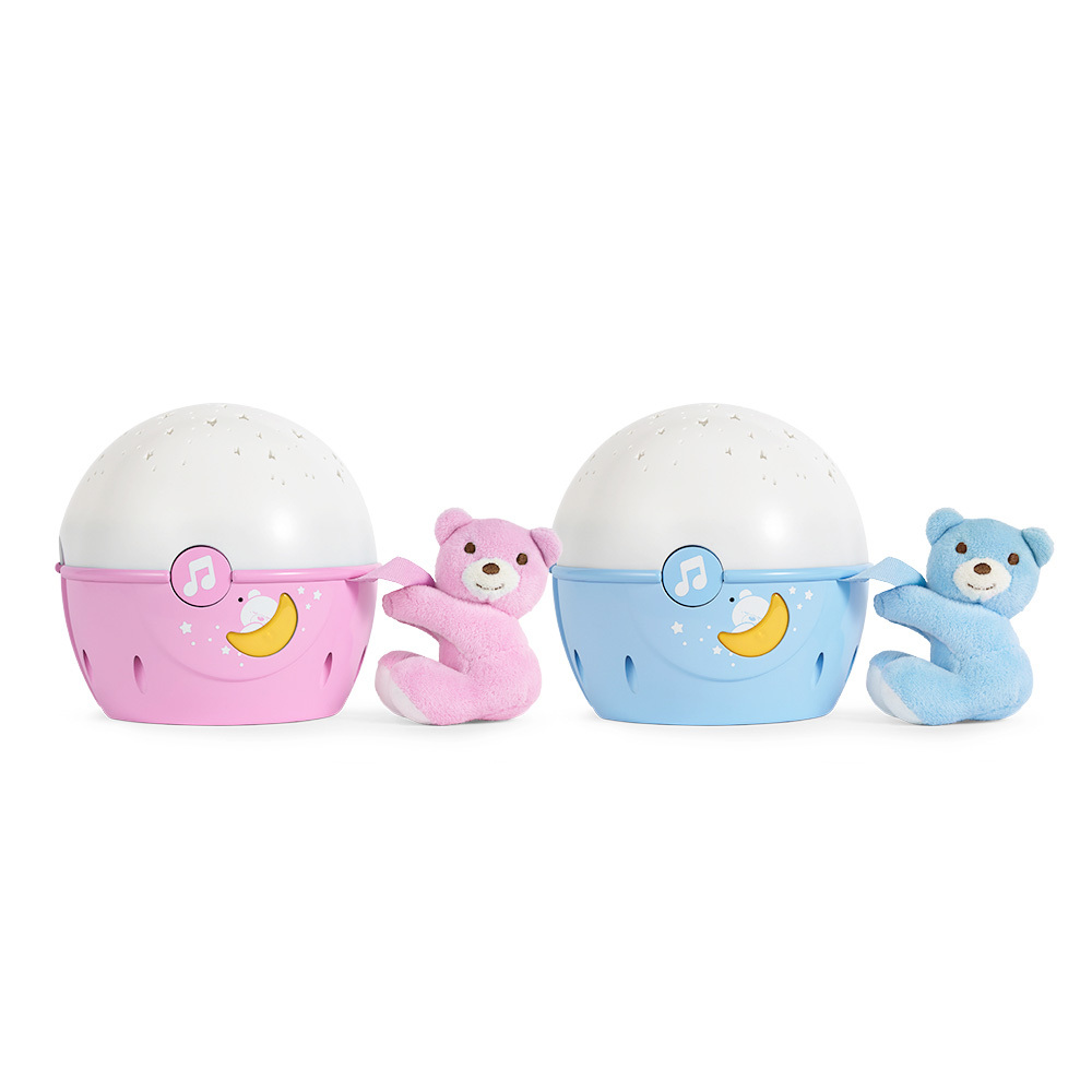 Next 2 Me專用星星投射晚安熊-粉紅/粉藍