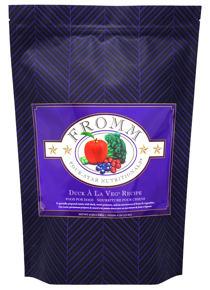 Fromm 鴨肉甜薯蔬菜狗糧  [黑紫犬] 4LB