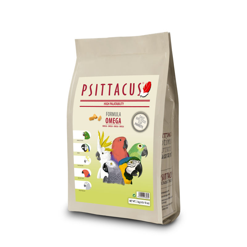 [一件包郵] Psittacus 奧米茄鸚鵡通用糧 滋養丸 (到期日:2026年7月)