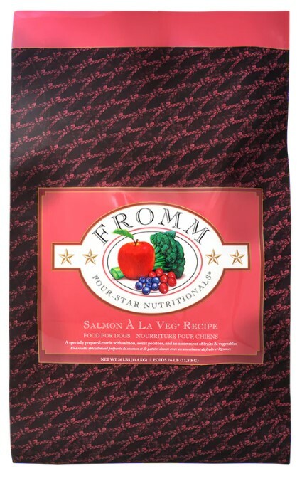 Fromm 三文魚蔬菜狗糧 [粉紅狗] 26LB