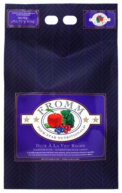 Fromm 鴨肉甜薯蔬菜狗糧  [黑紫犬] 12LB