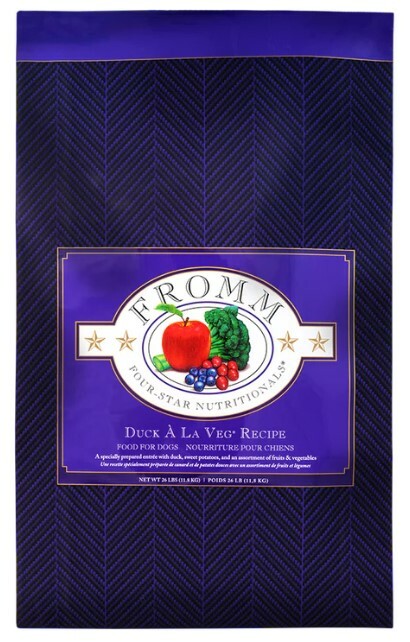 Fromm 鴨肉甜薯蔬菜狗糧  [黑紫犬] 26LB
