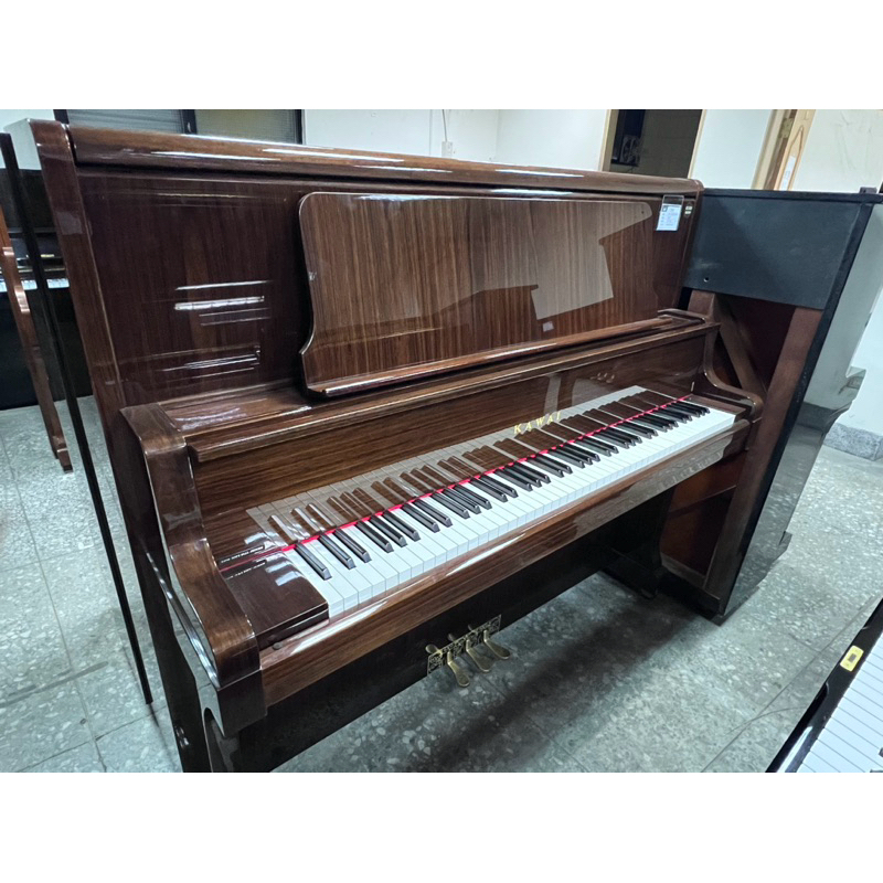 精優選 卡哇依 河合 KAWAI KU80W 原木紋 高階款 大譜架 定弦鈕 演奏式 中古鋼琴 二手鋼琴 漢麟樂器
