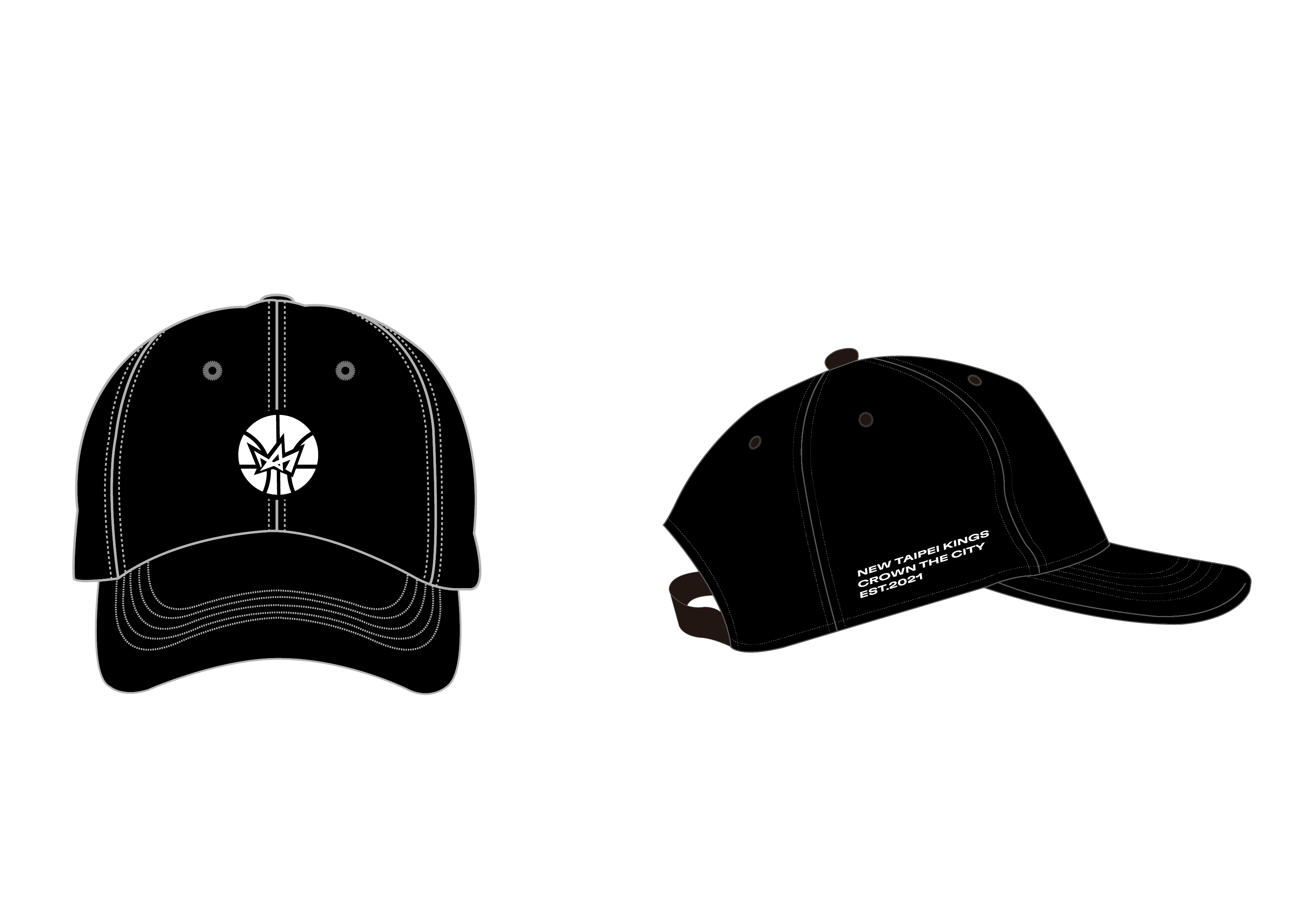 KINGS 小皇冠老帽(黑)