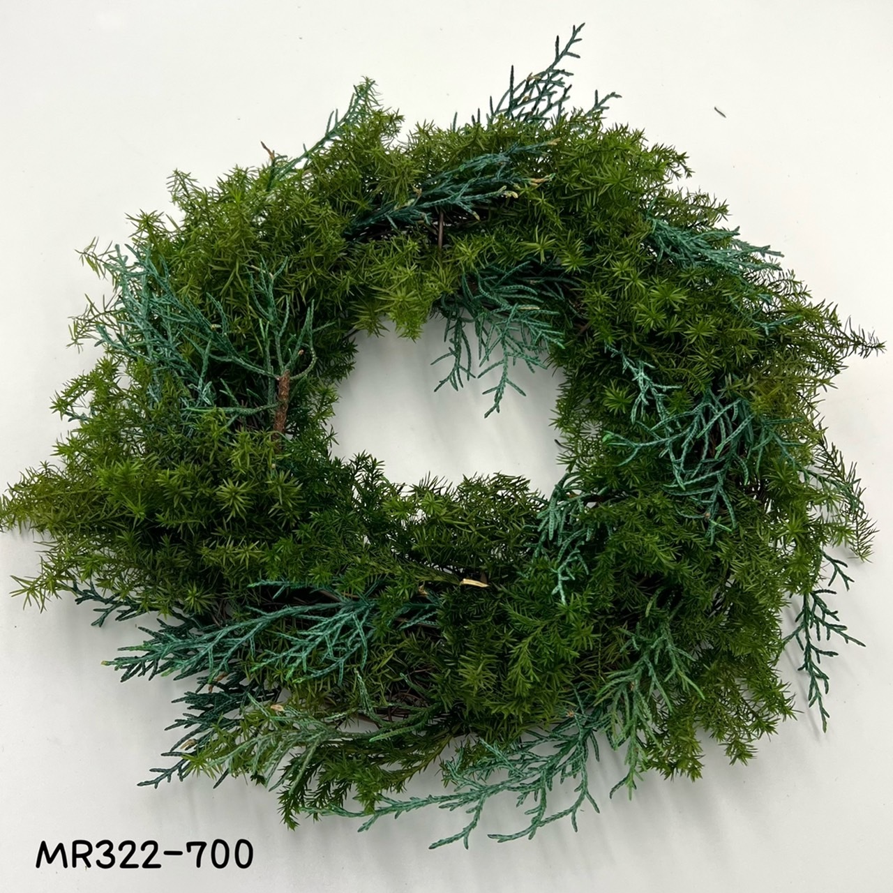 日本不凋雪松藍柏花圈(中)MR322-700