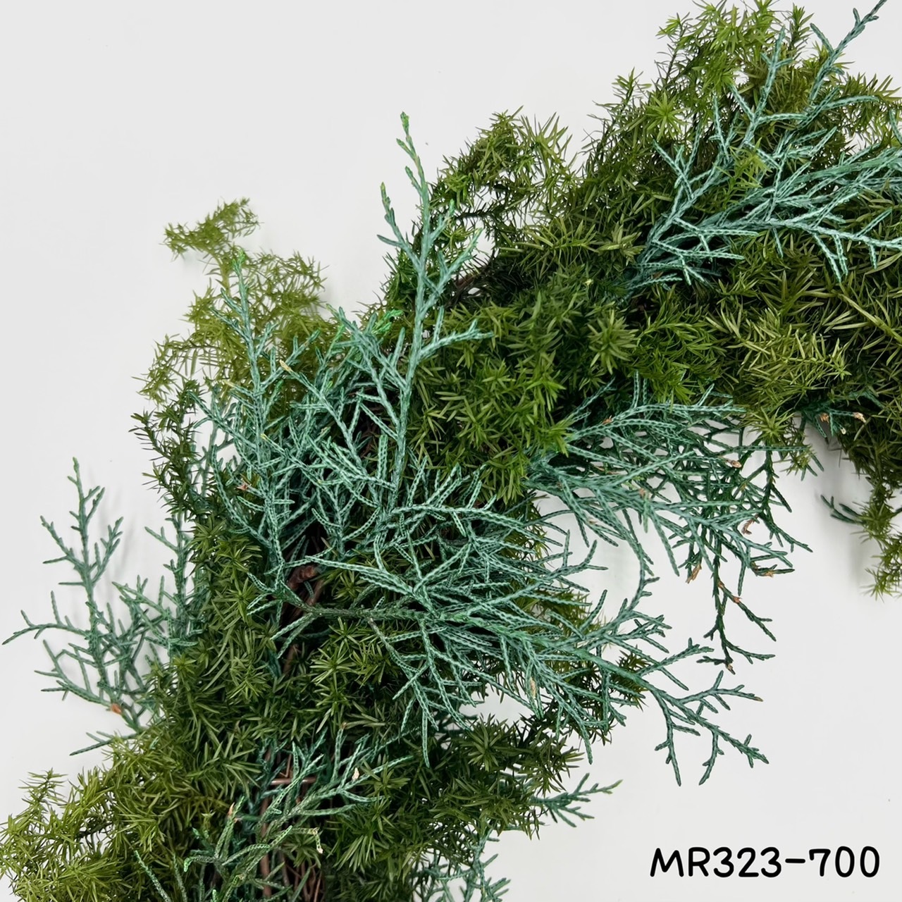 日本不凋雪松藍柏花圈(大)MR323-700