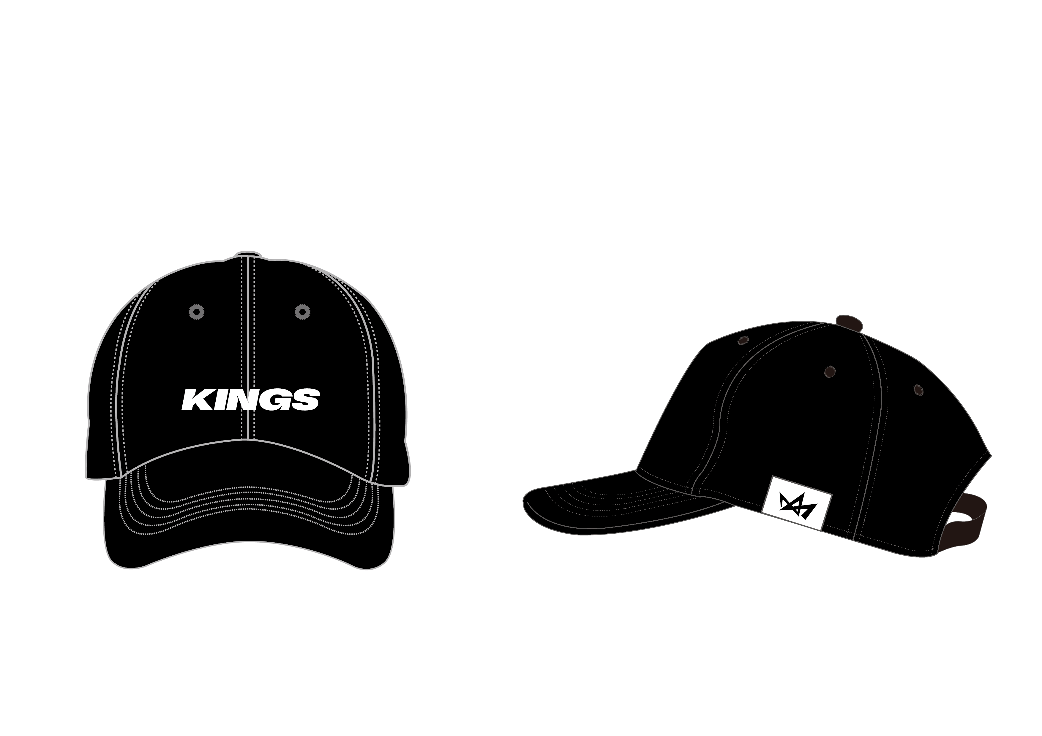 24-25 KINGS 老帽(黑)