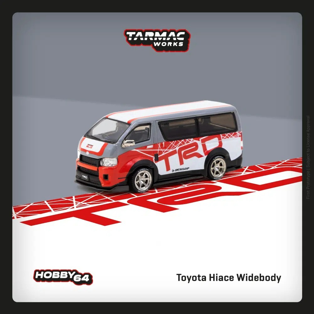 Tarmac Works 1/64 豐田 Toyota Hiace Widebody TRD