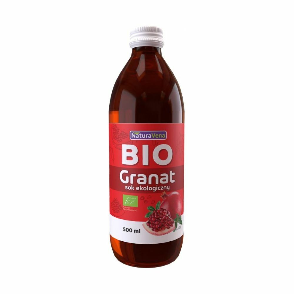 NATURAVENA - 100%有機不經過濾純紅石榴汁 (500ml) (12601) BBD: 30/11/2025