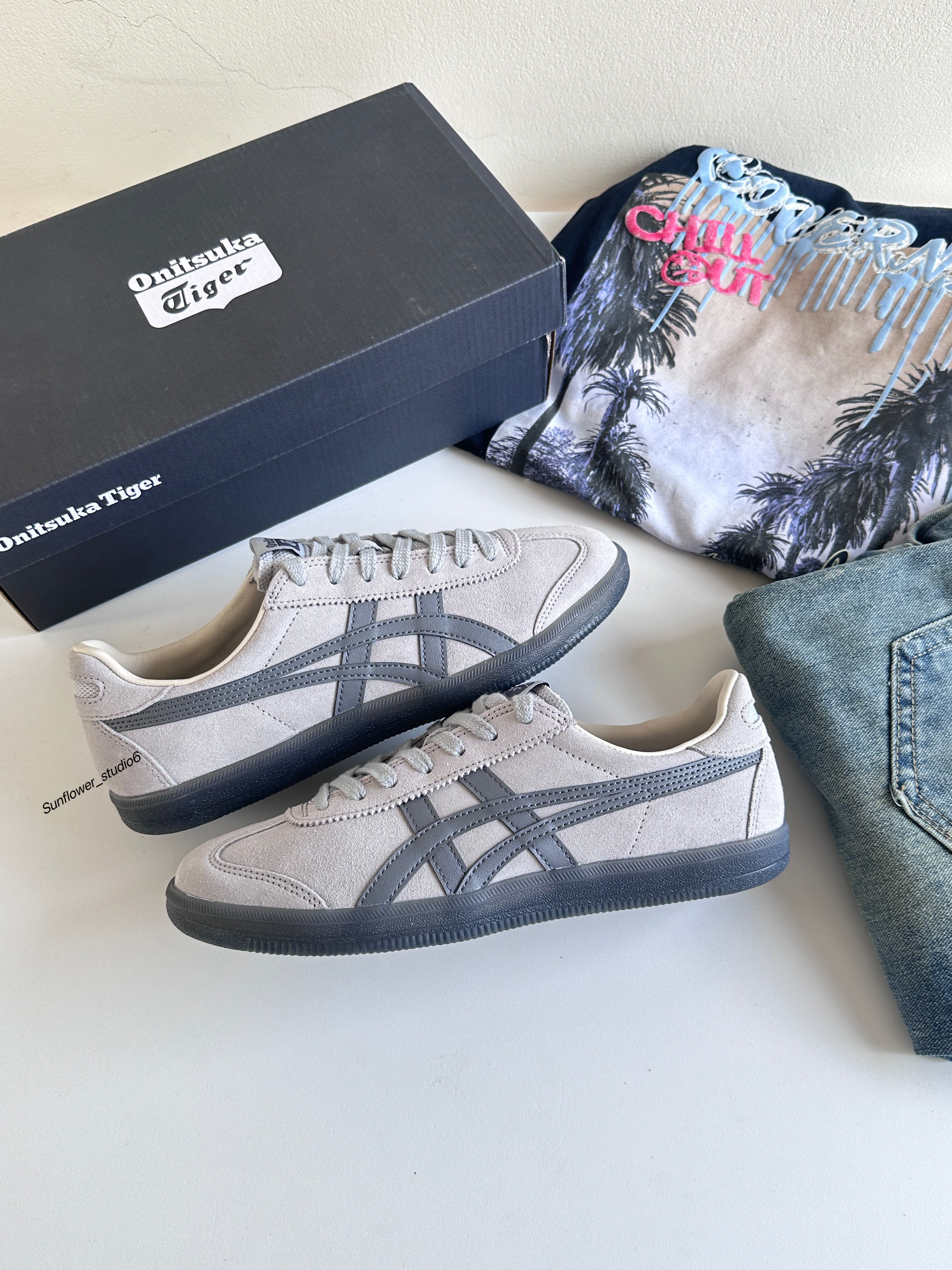 Onitsuka Tiger Tokuten 鬼塚虎 灰色 麂皮 復古 德訓鞋 1183C431-020/預購
