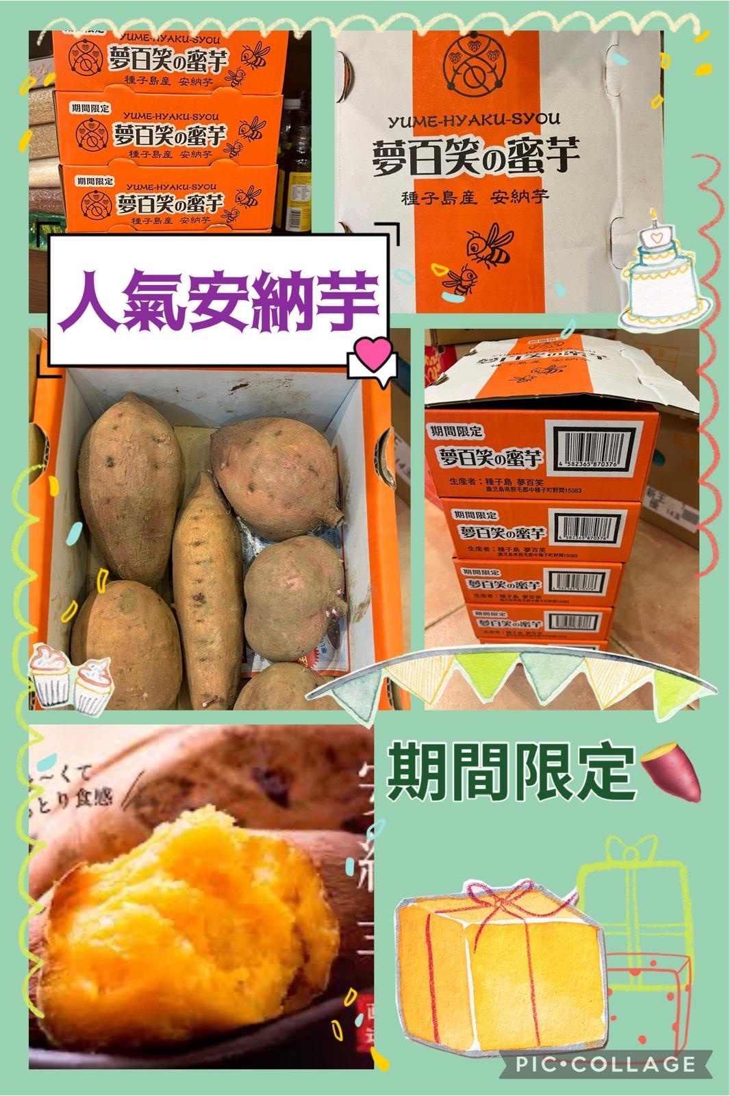 日本鹿兒島夢百笑安納芋 （1盒）