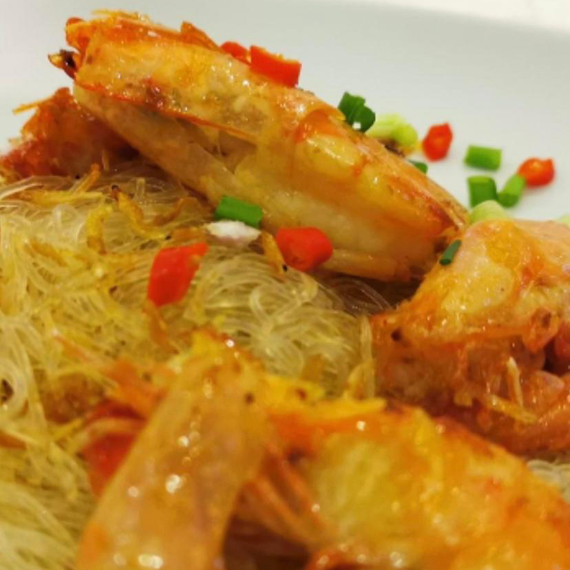 醬油皇大蝦炒銀絲(1kg)