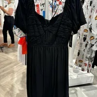 [S] KARL LAGERFELD SHORT SLEEVED TIERED MAXI DRESS,BLACK, LD4ENE06-BLK, [FINAL SALE] (SKL1125)