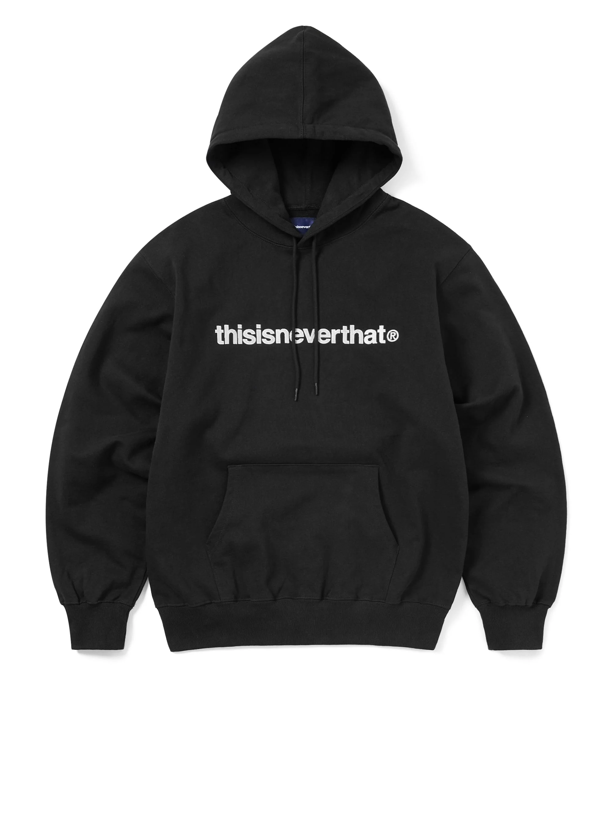 THISISNEVERTHAT T-LOGO HOODIE TN243TSWHO01 BLACK