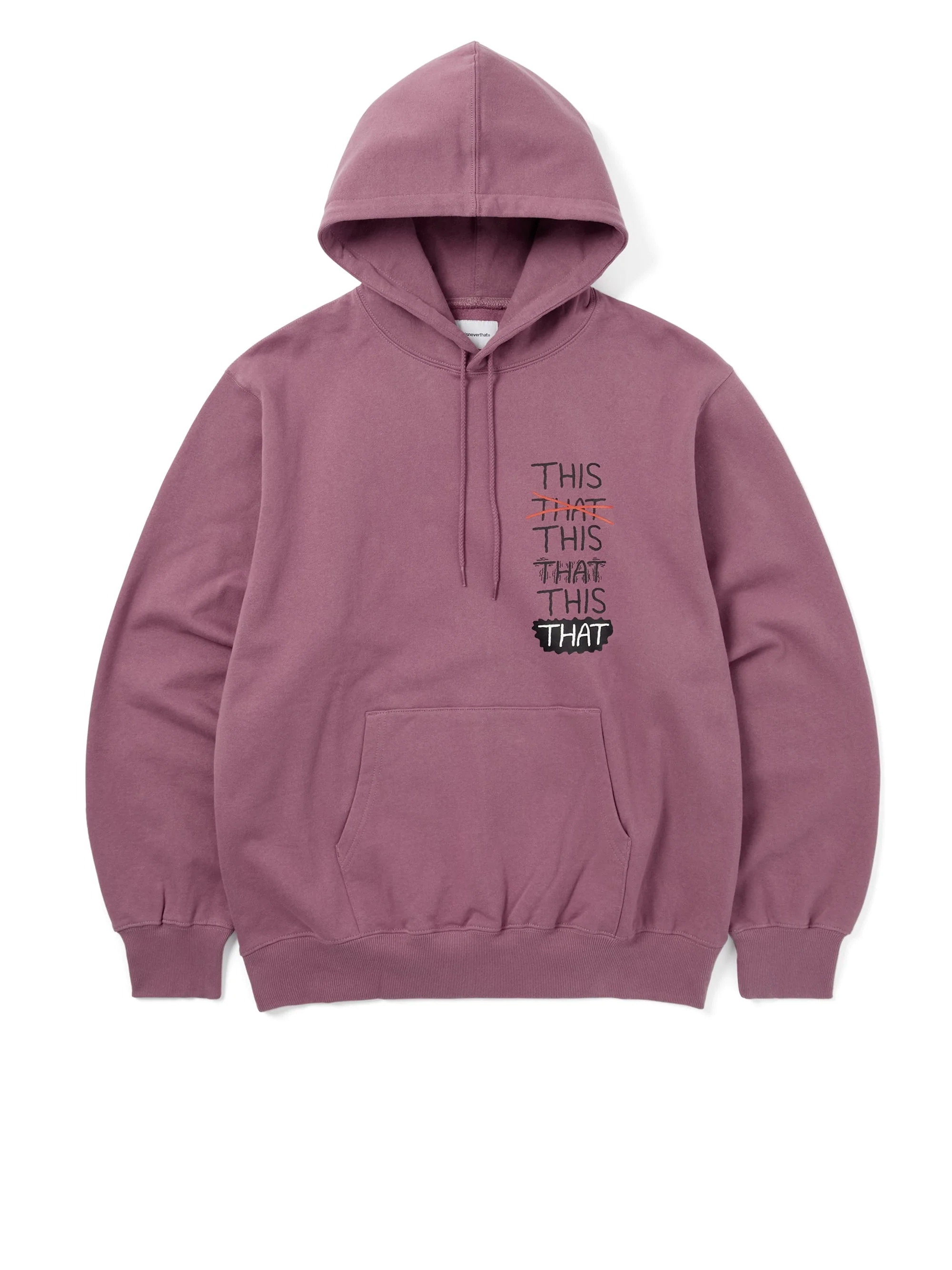 THISISNEVERTHAT THISTHAT SKATE HOODIE TN243TSWHO10 FUCHSIA
