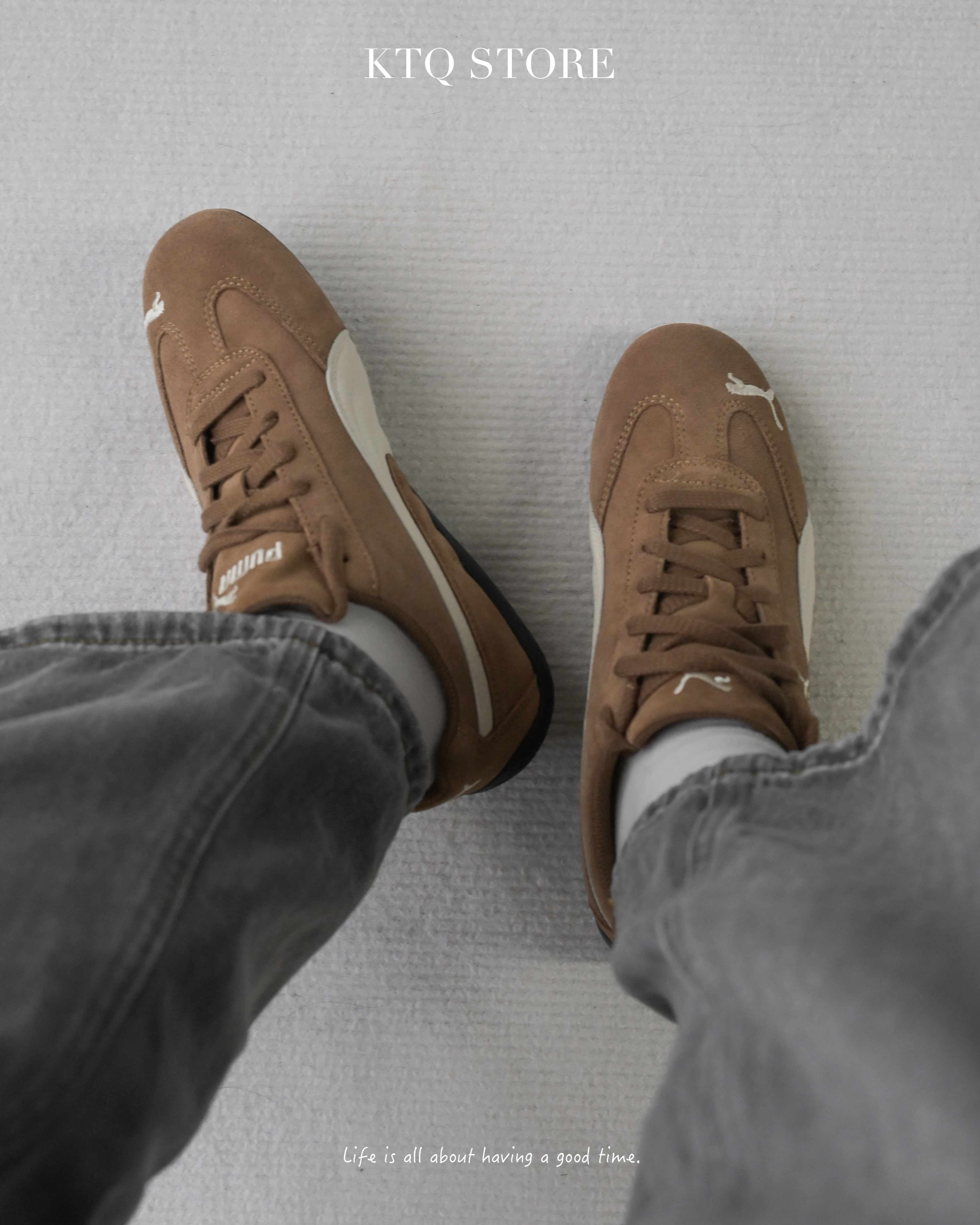 KTQ STORE ‧ PUMA Speedcat Archive 賽車鞋 棕色 398847-02