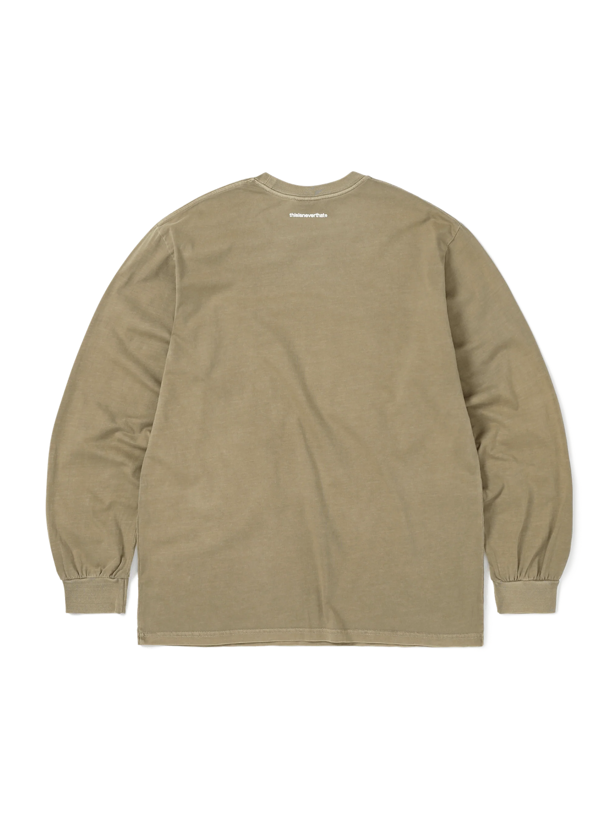 THISISNEVERTHAT T-LOGO L/S TEE TN243TTSLT02 COFFEE