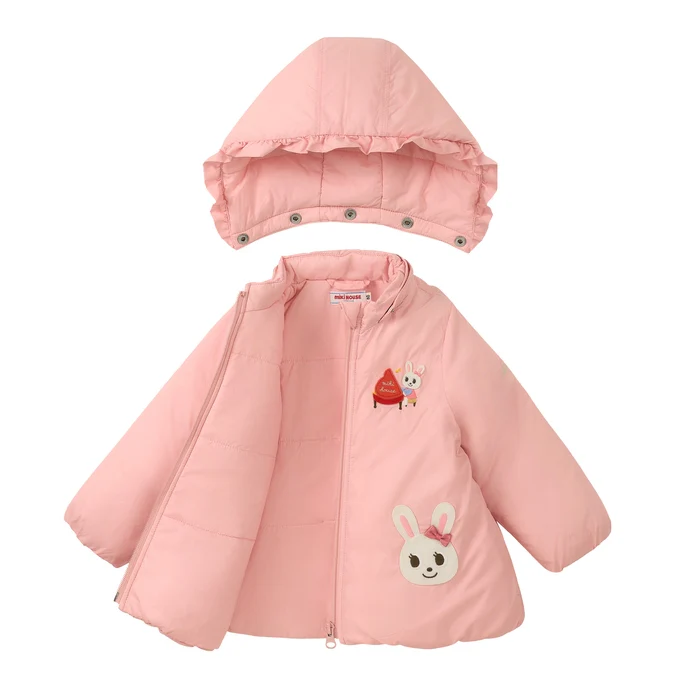 舞颯兔冬季音樂會鋪棉外套-粉
